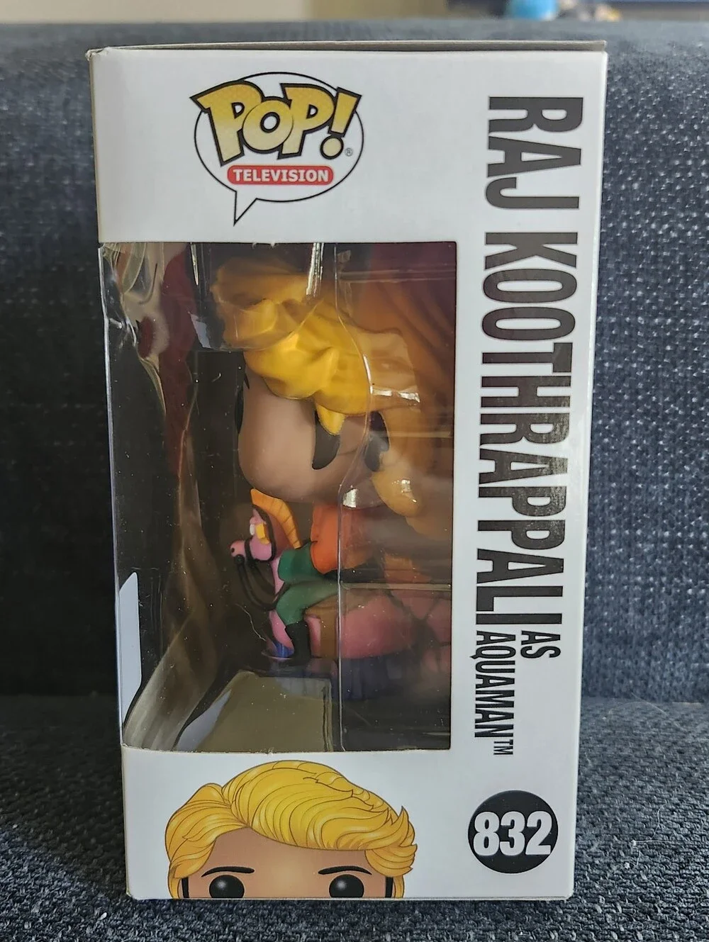 Funko Pop! The Big Bang Theory Raj Koothrappali as Aquaman #832